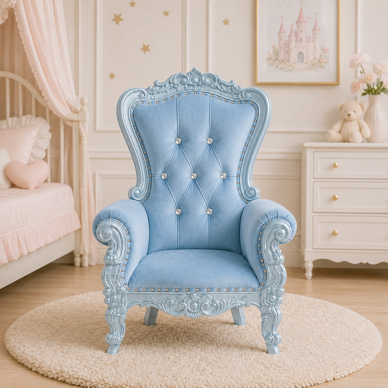 Mini Tiffany 33 Kids Throne - Velvet
