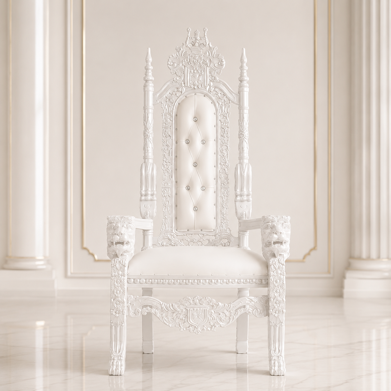 King David Lion Throne Chair - Vinyl
