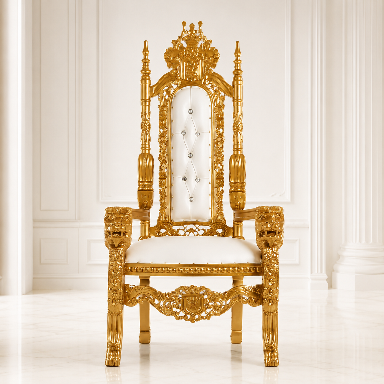King David Lion Throne Chair - Vinyl