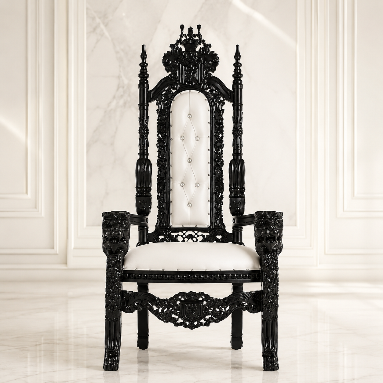 King David Lion Throne Chair - Vinyl