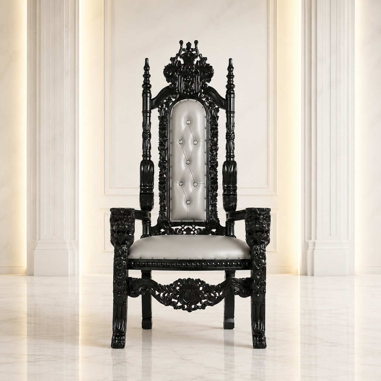 King David Lion Throne Chair - Vinyl