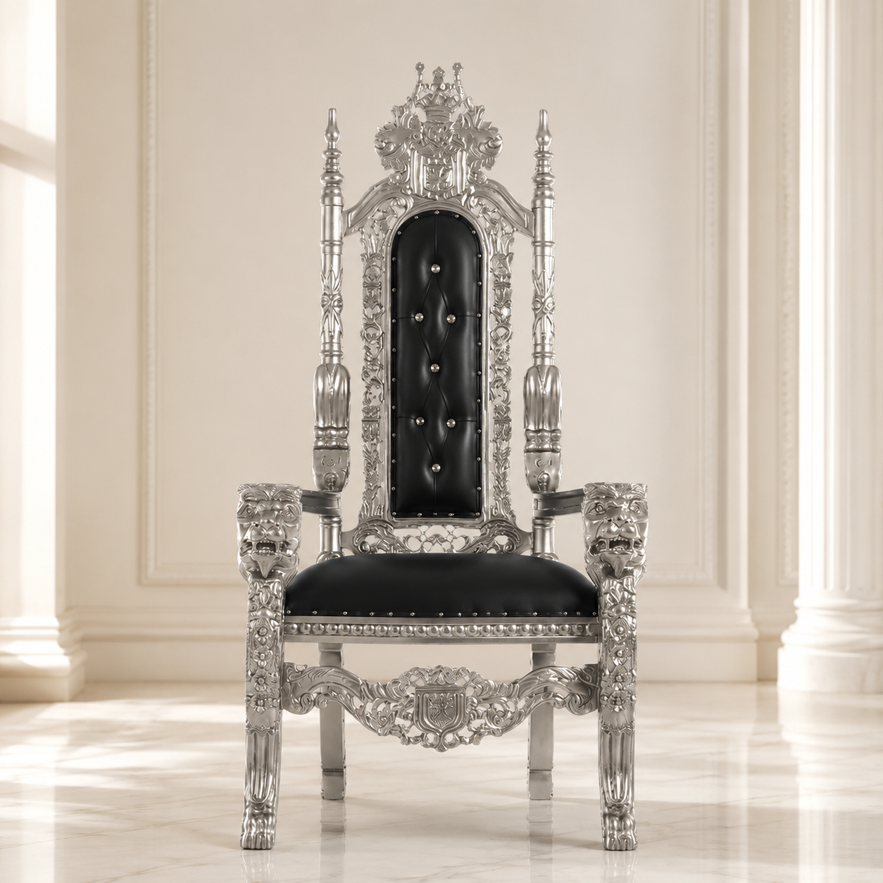 King David Lion Throne Chair - Vinyl