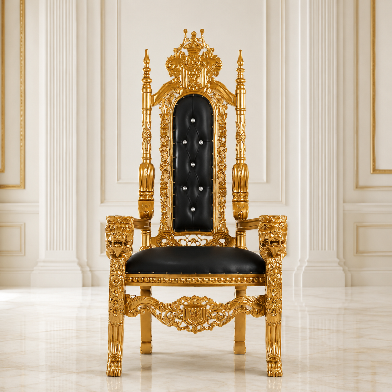 King David Lion Throne Chair - Vinyl