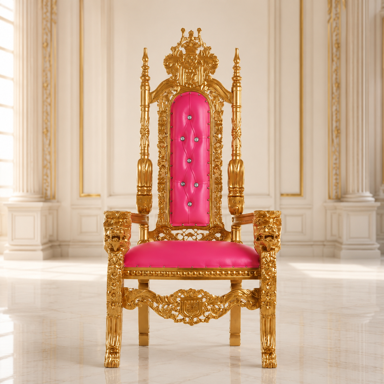 King David Lion Throne Chair - Vinyl