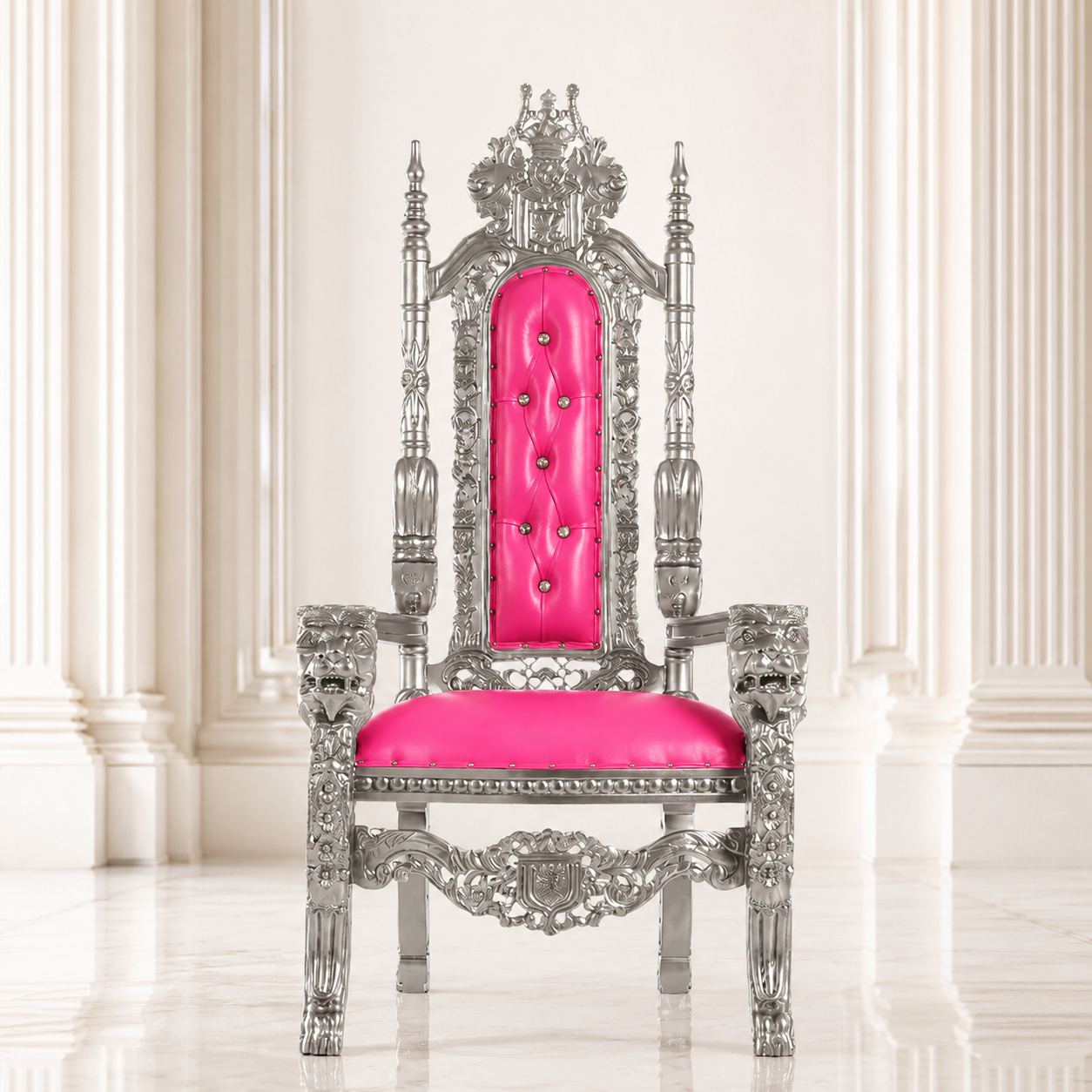 King David Lion Throne Chair - Vinyl