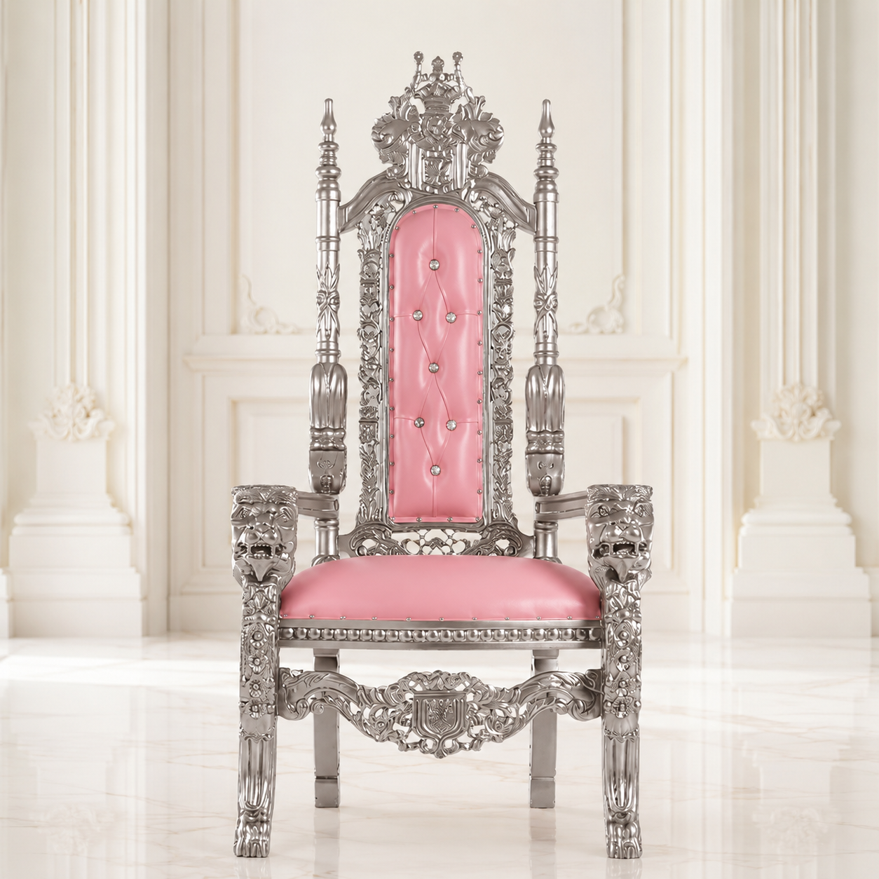 King David Lion Throne Chair - Vinyl