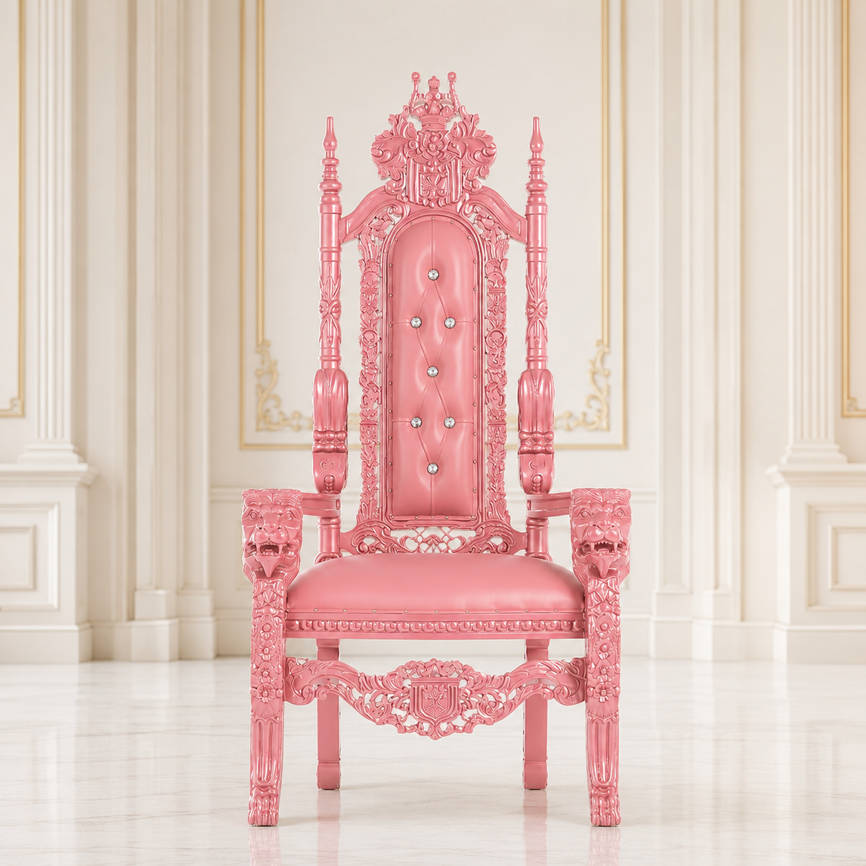 King David Lion Throne Chair - Vinyl