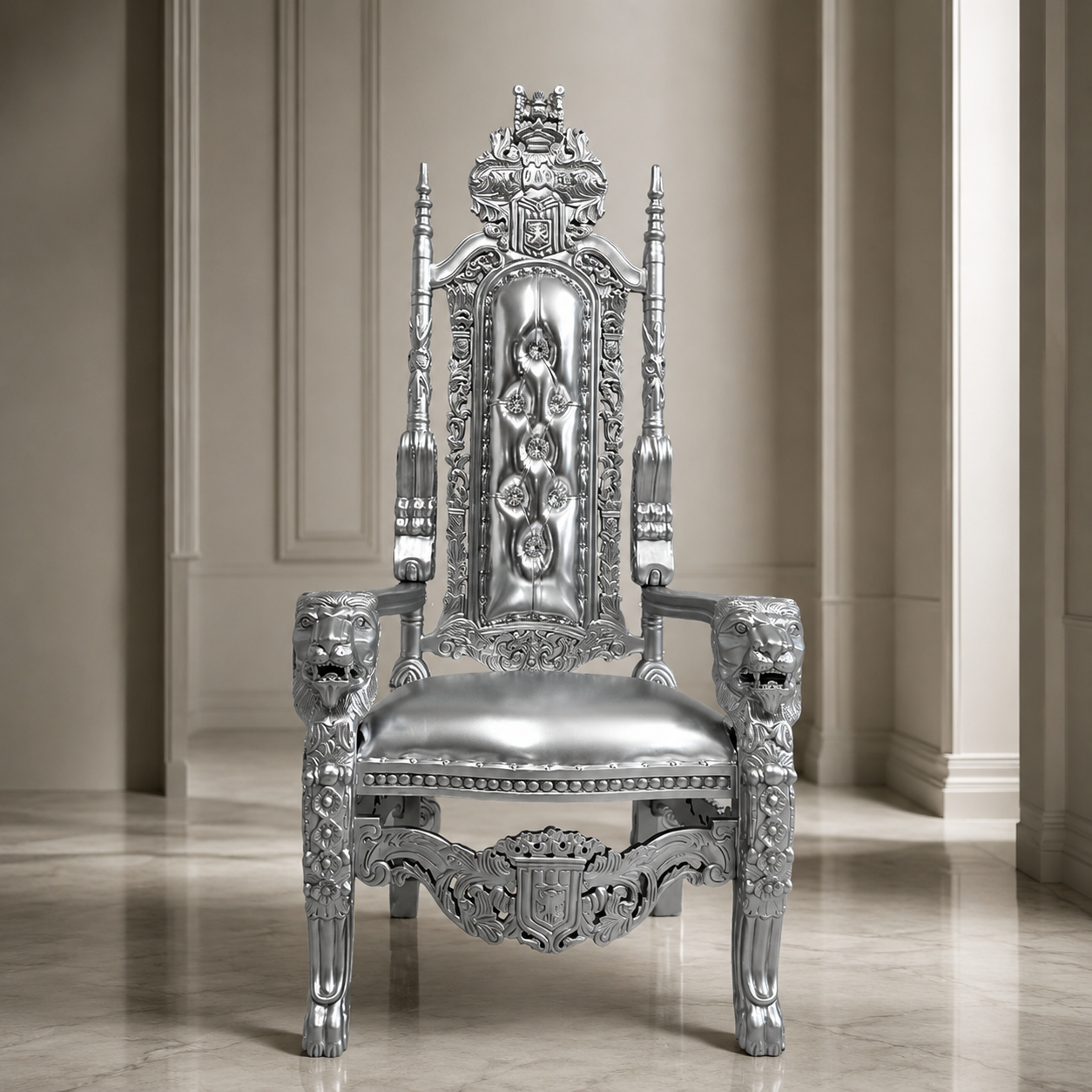 King David Lion Throne Chair - Vinyl