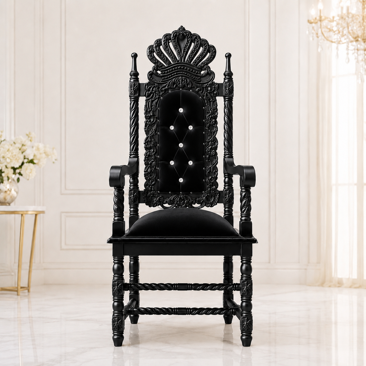 Cyprian Throne Chair