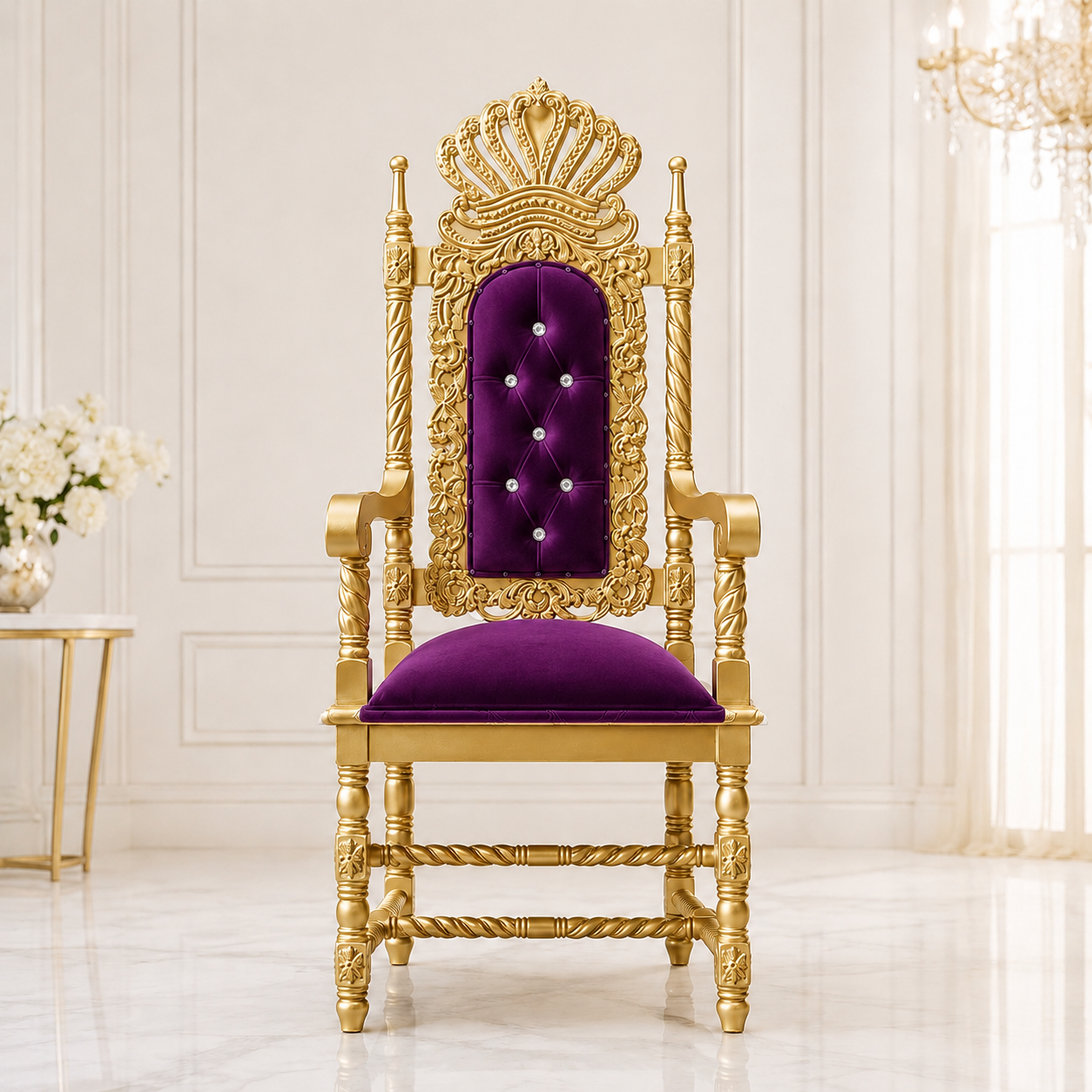 Cyprian Throne Chair