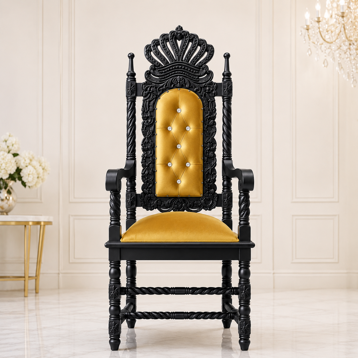 Cyprian Throne Chair