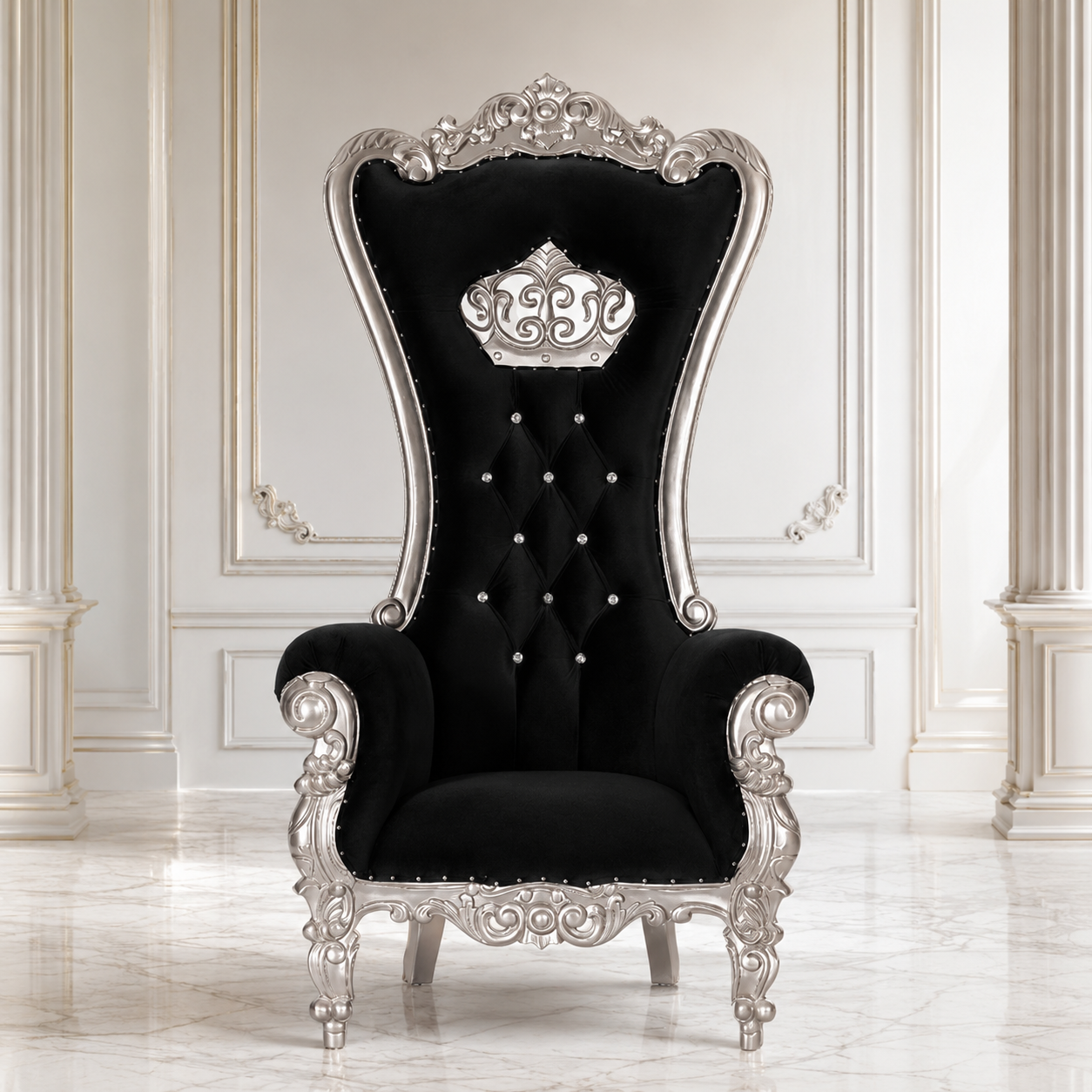 Crown Tiffany Throne Chair