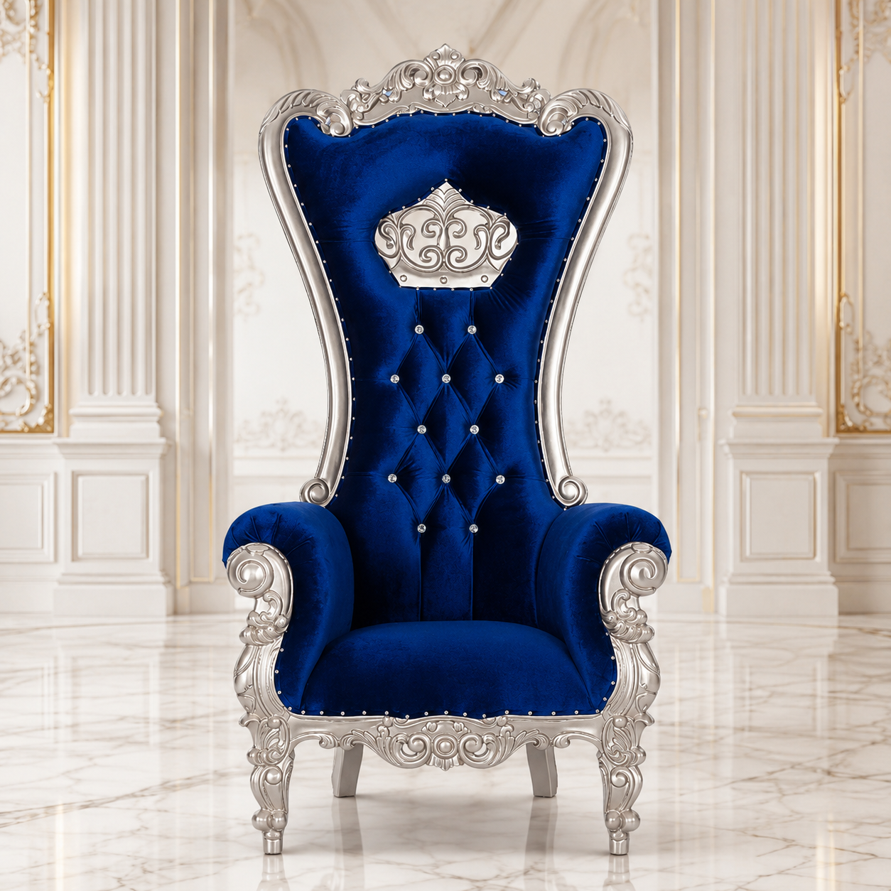Crown Tiffany Throne Chair