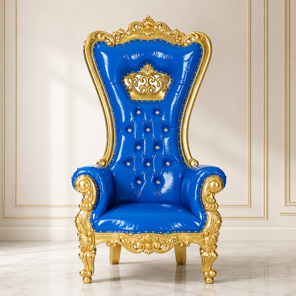 Crown Tiffany Throne Chair