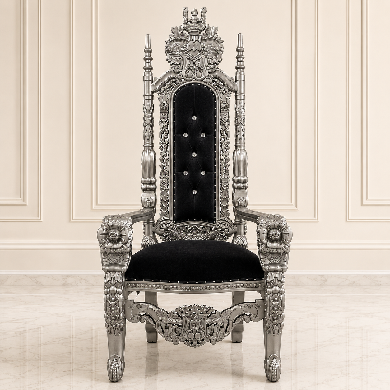 King David Flower Throne Chair