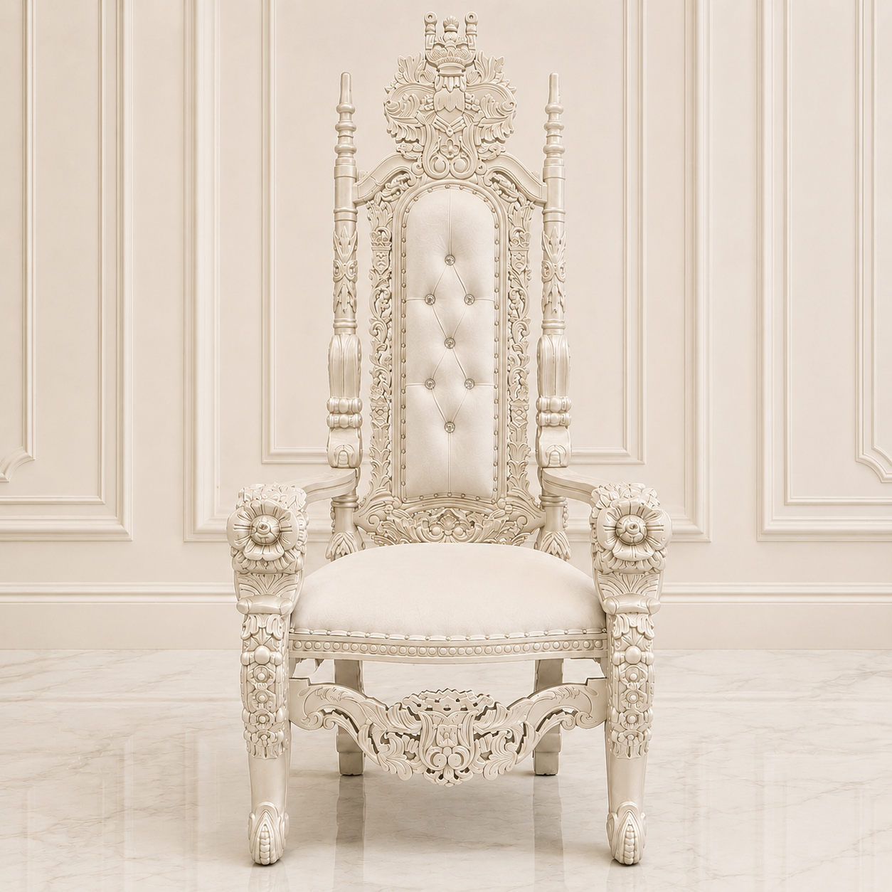 King David Flower Throne Chair