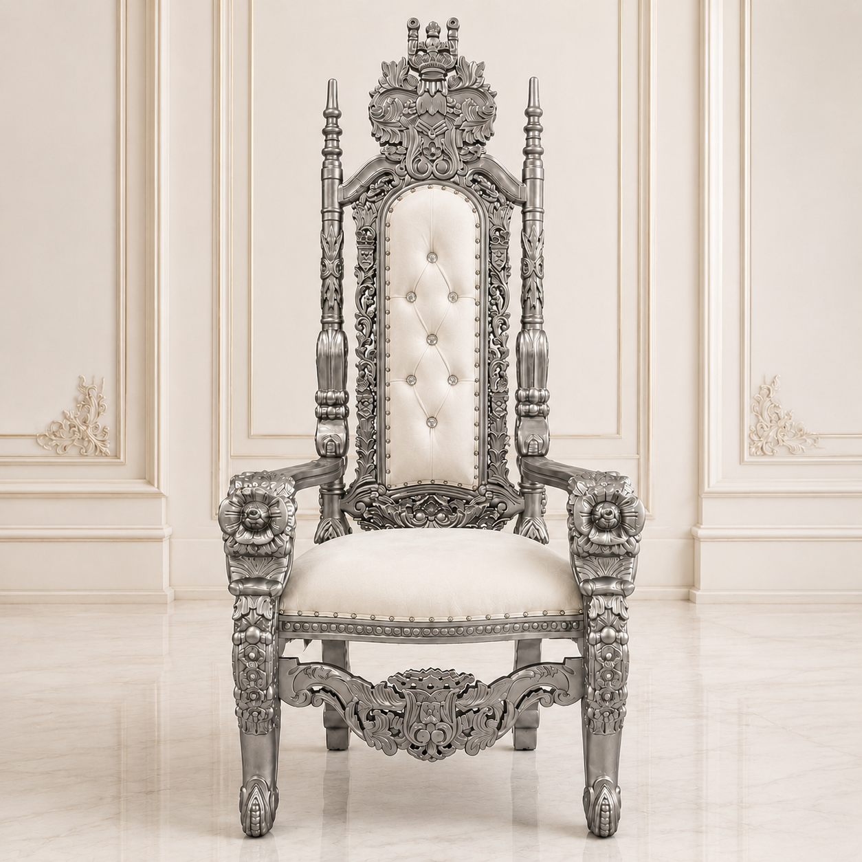 King David Flower Throne Chair