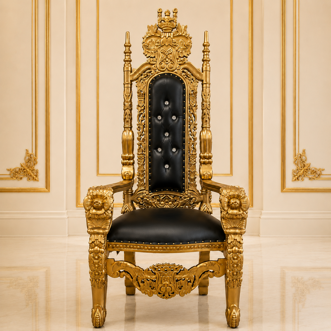 King David Flower Throne Chair