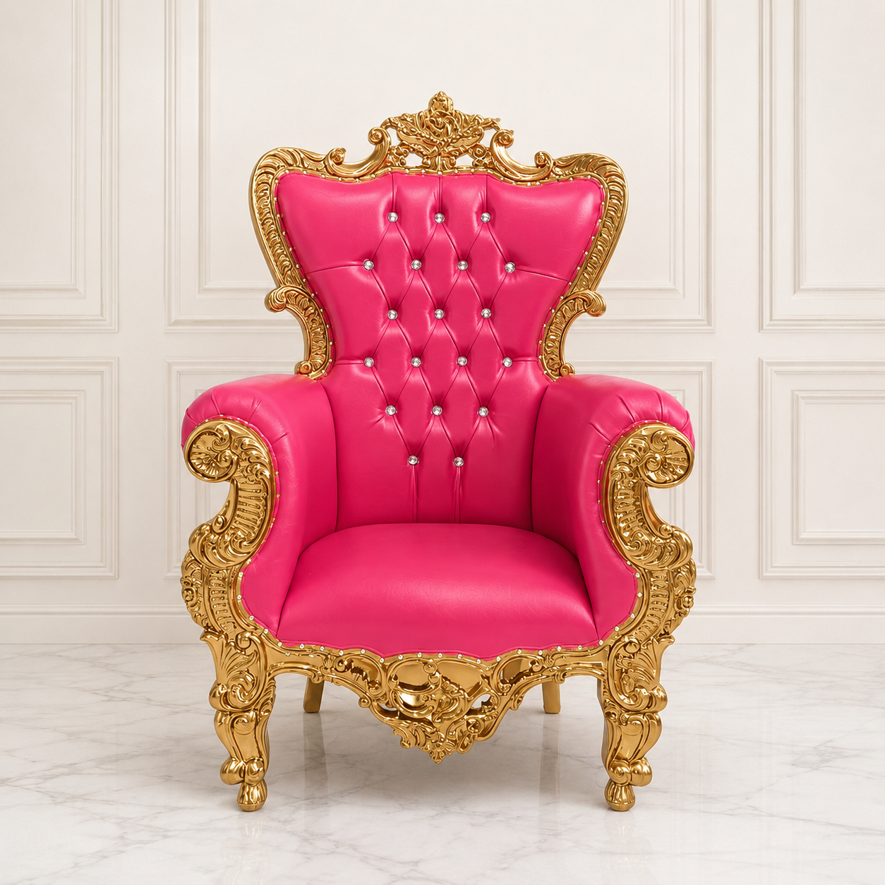 Queen Sonia Throne Chair - Vinyl