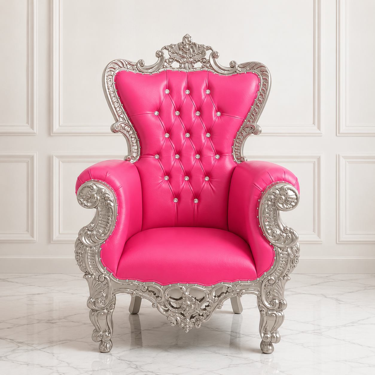 Queen Sonia Throne Chair - Vinyl