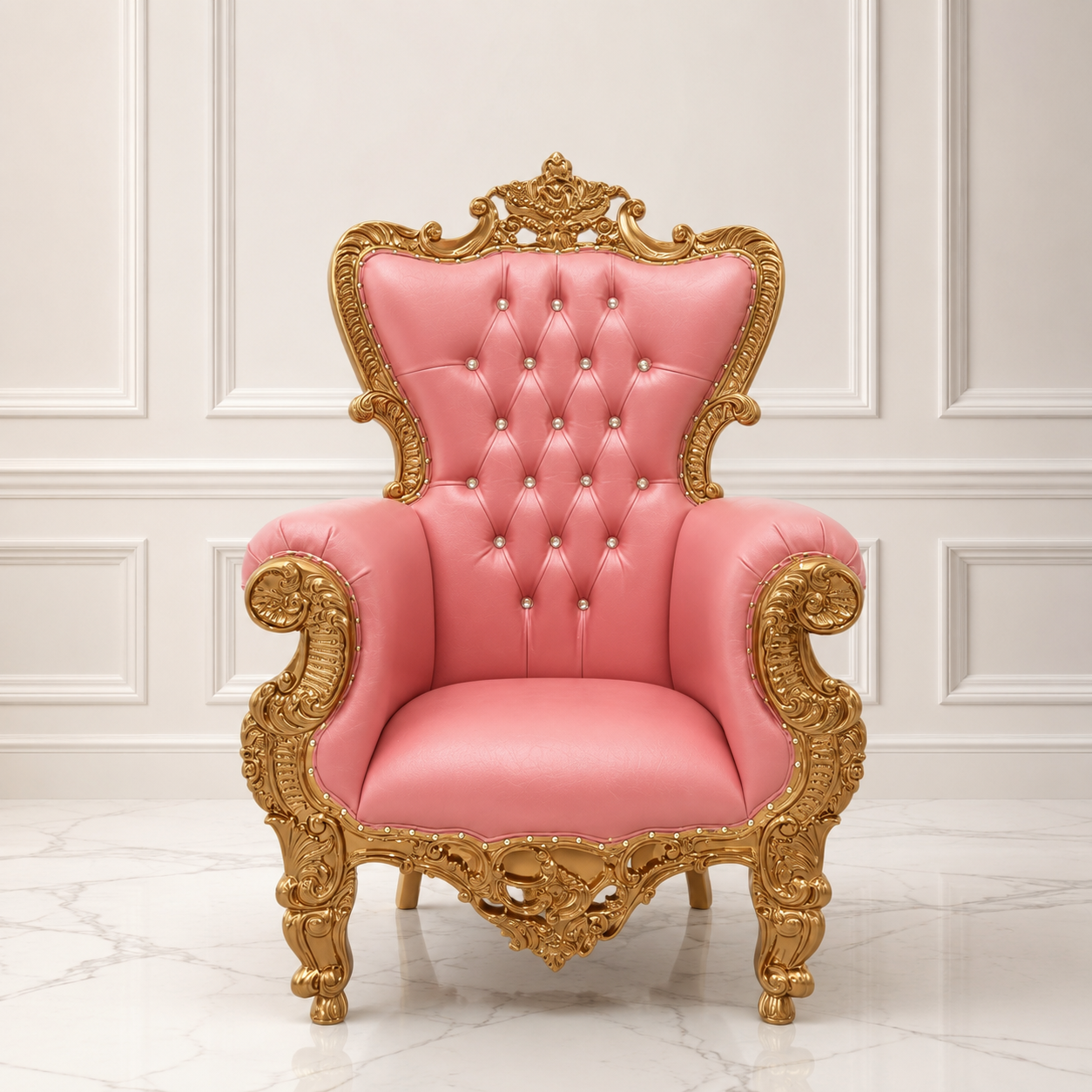 Queen Sonia Throne Chair - Vinyl