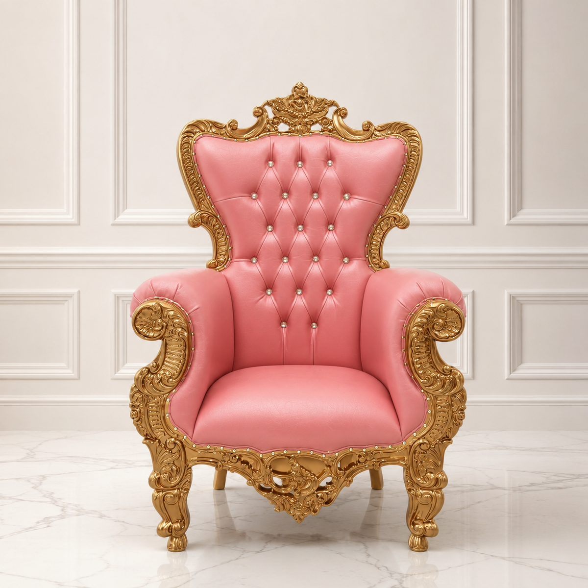 Queen Sonia Throne Chair - Vinyl