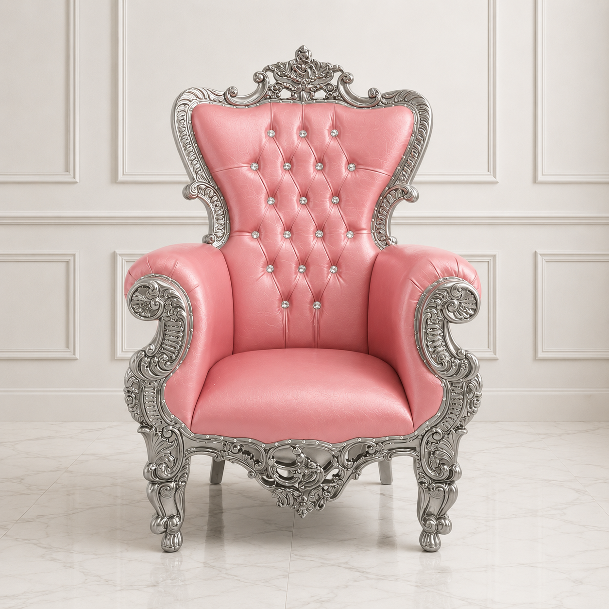 Queen Sonia Throne Chair - Vinyl