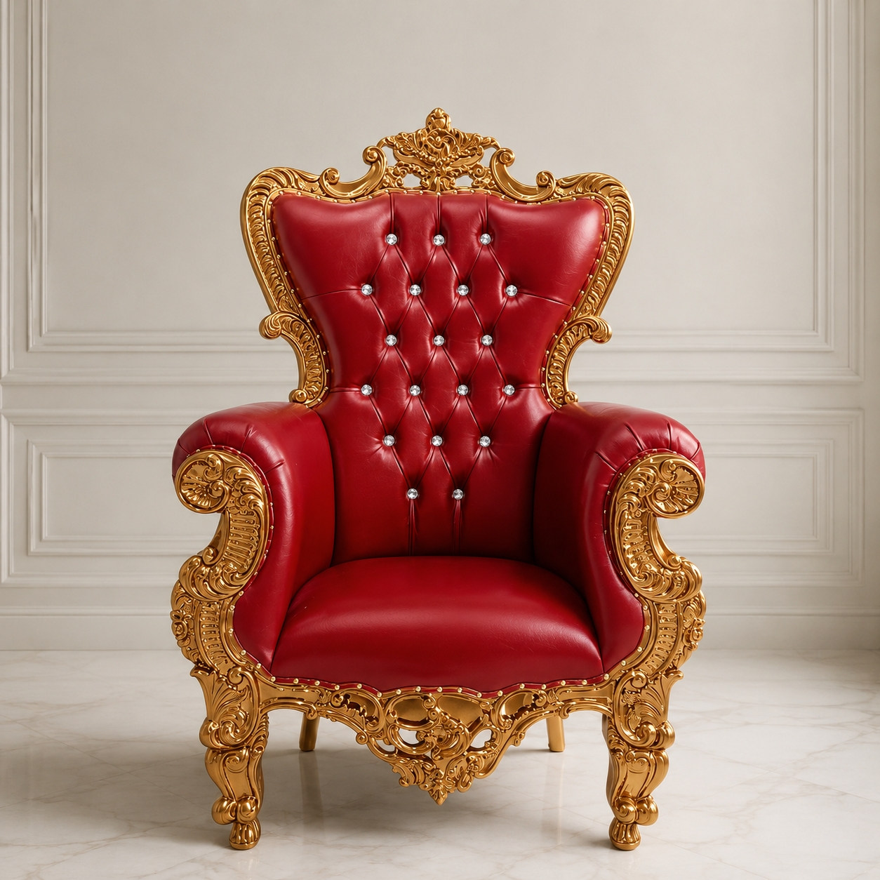 Queen Sonia Throne Chair - Vinyl