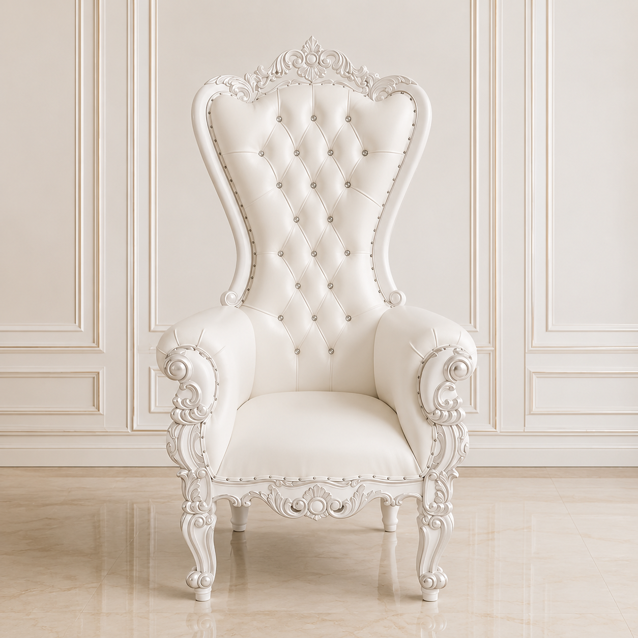 Chloe XL Legs Throne Chair