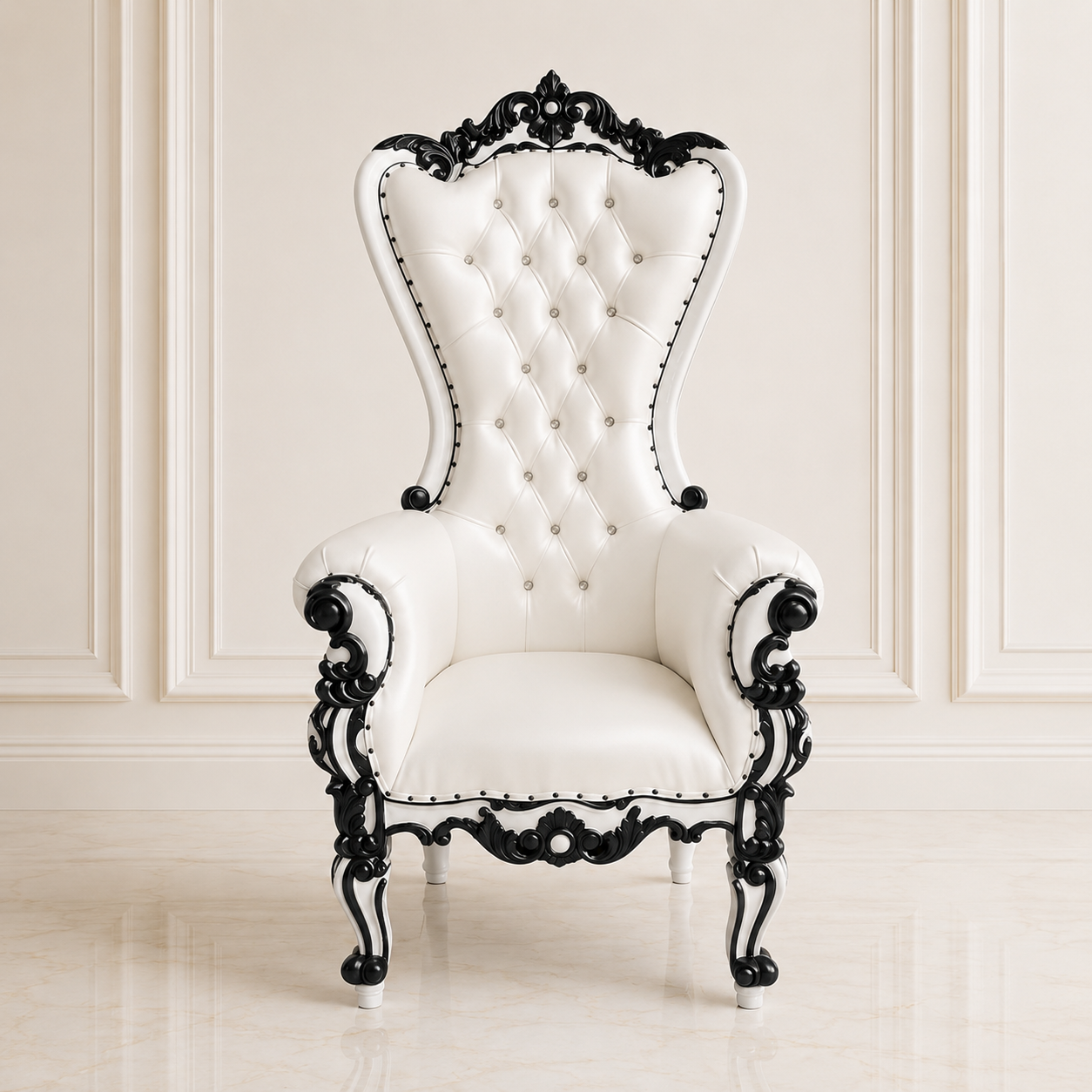Chloe XL Legs Throne Chair