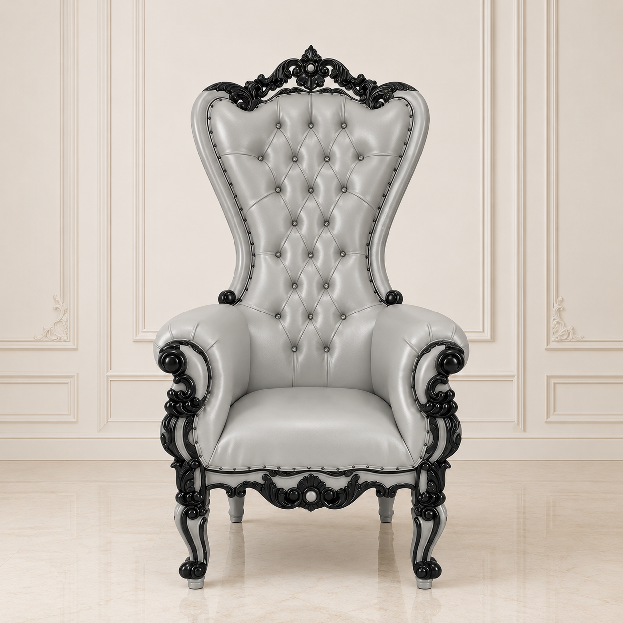 Chloe XL Legs Throne Chair