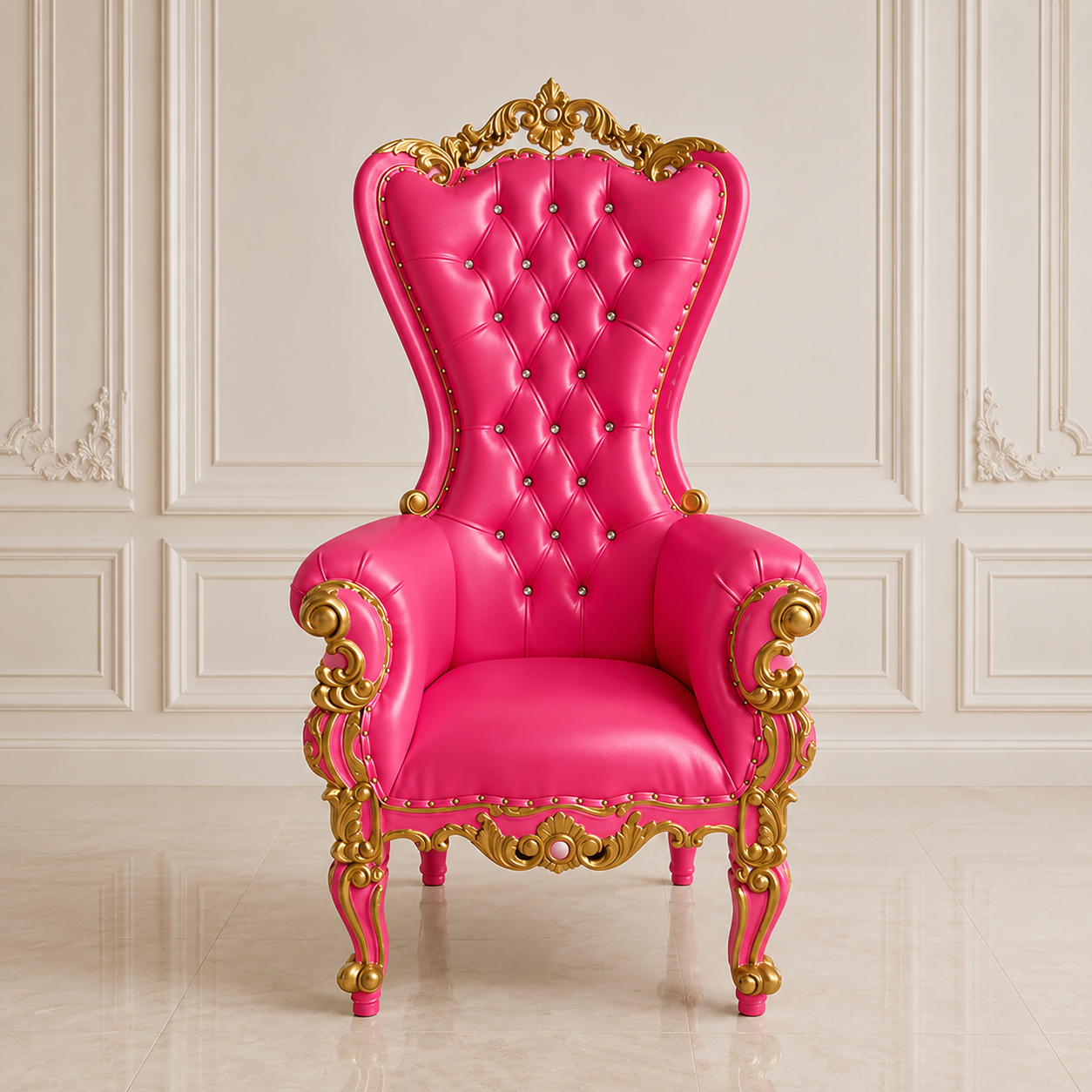 Chloe XL Legs Throne Chair