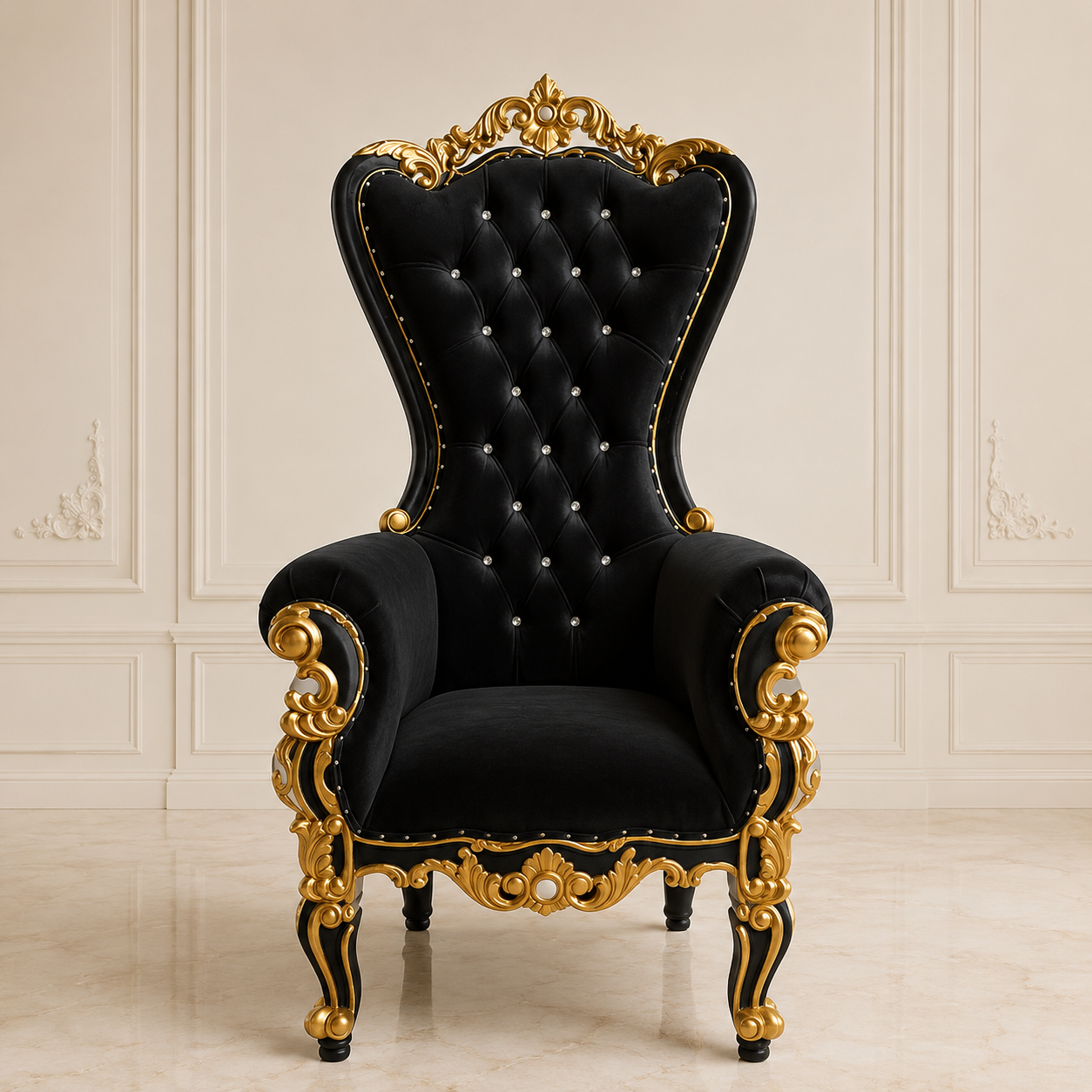 Chloe XL Legs Throne Chair