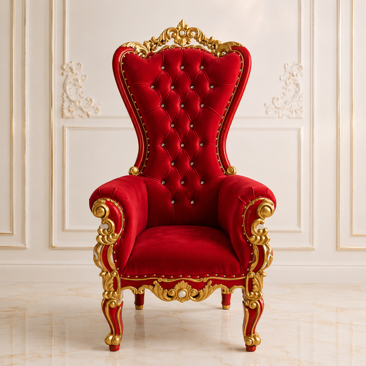 Chloe XL Legs Throne Chair
