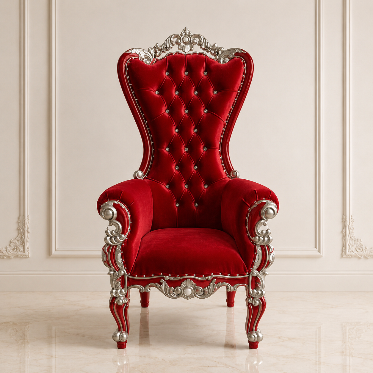 Chloe XL Legs Throne Chair