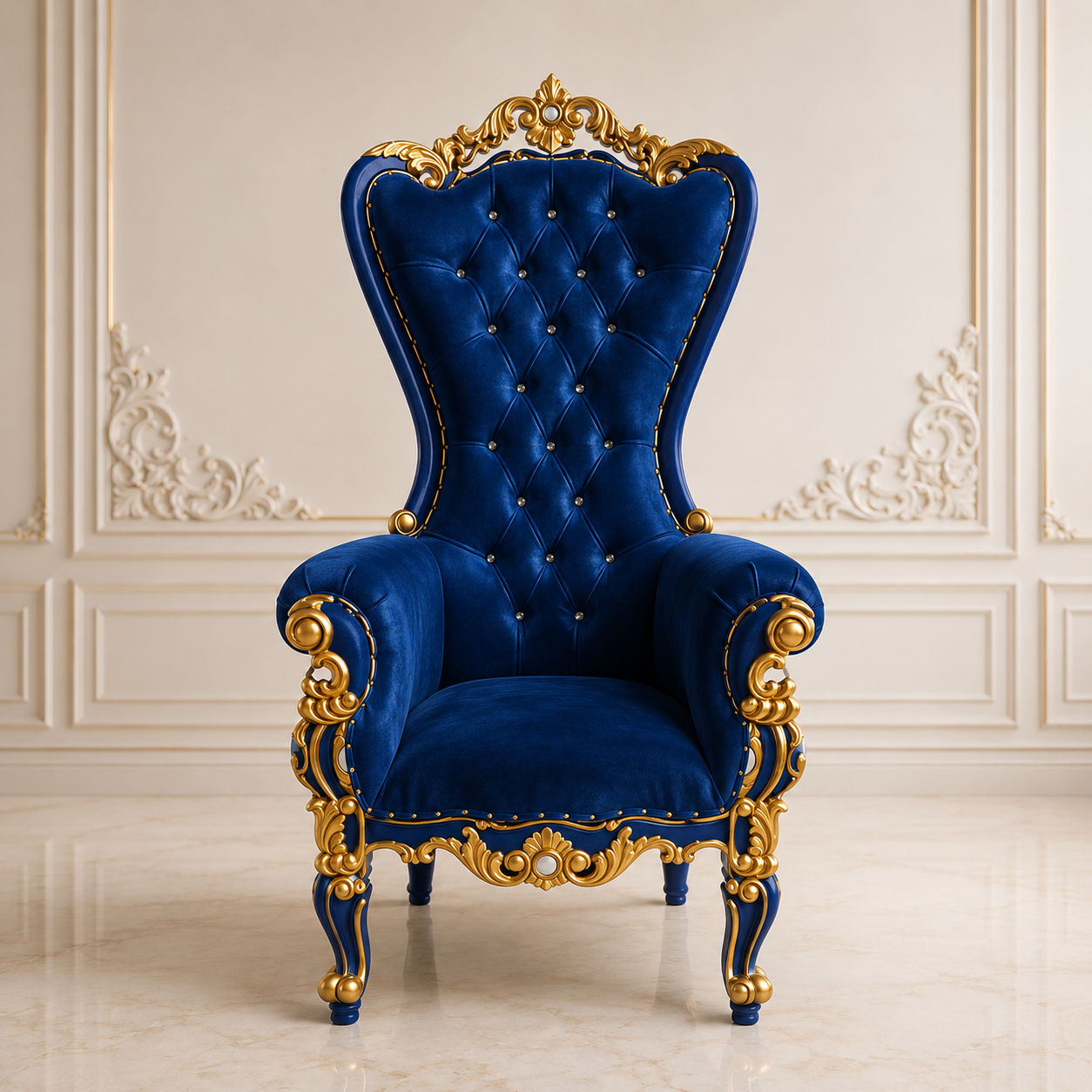 Chloe XL Legs Throne Chair
