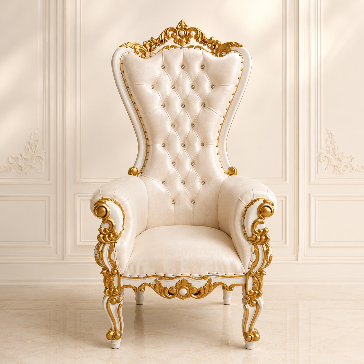 Chloe XL Legs Throne Chair