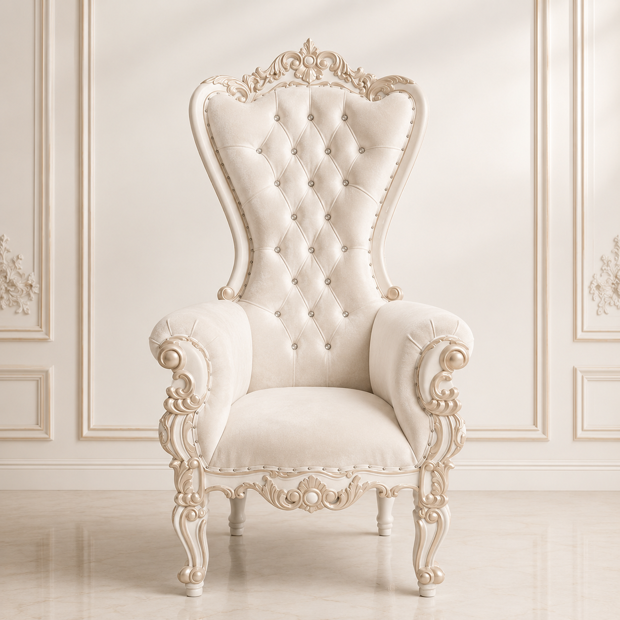 Chloe XL Legs Throne Chair