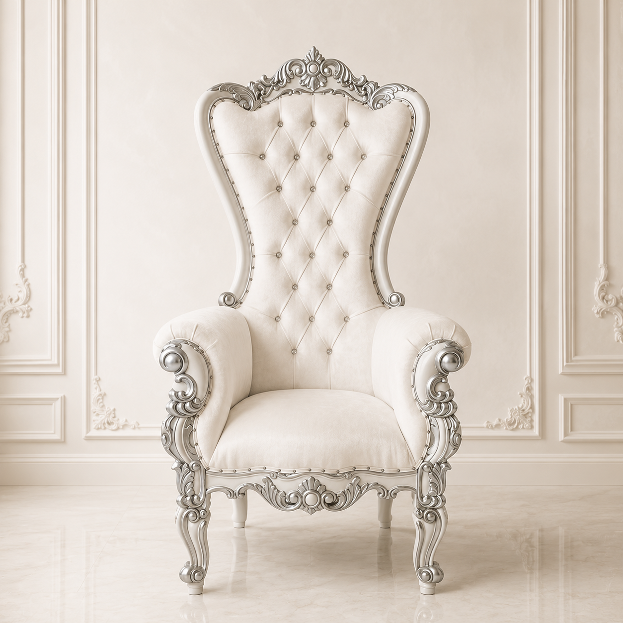 Chloe XL Legs Throne Chair