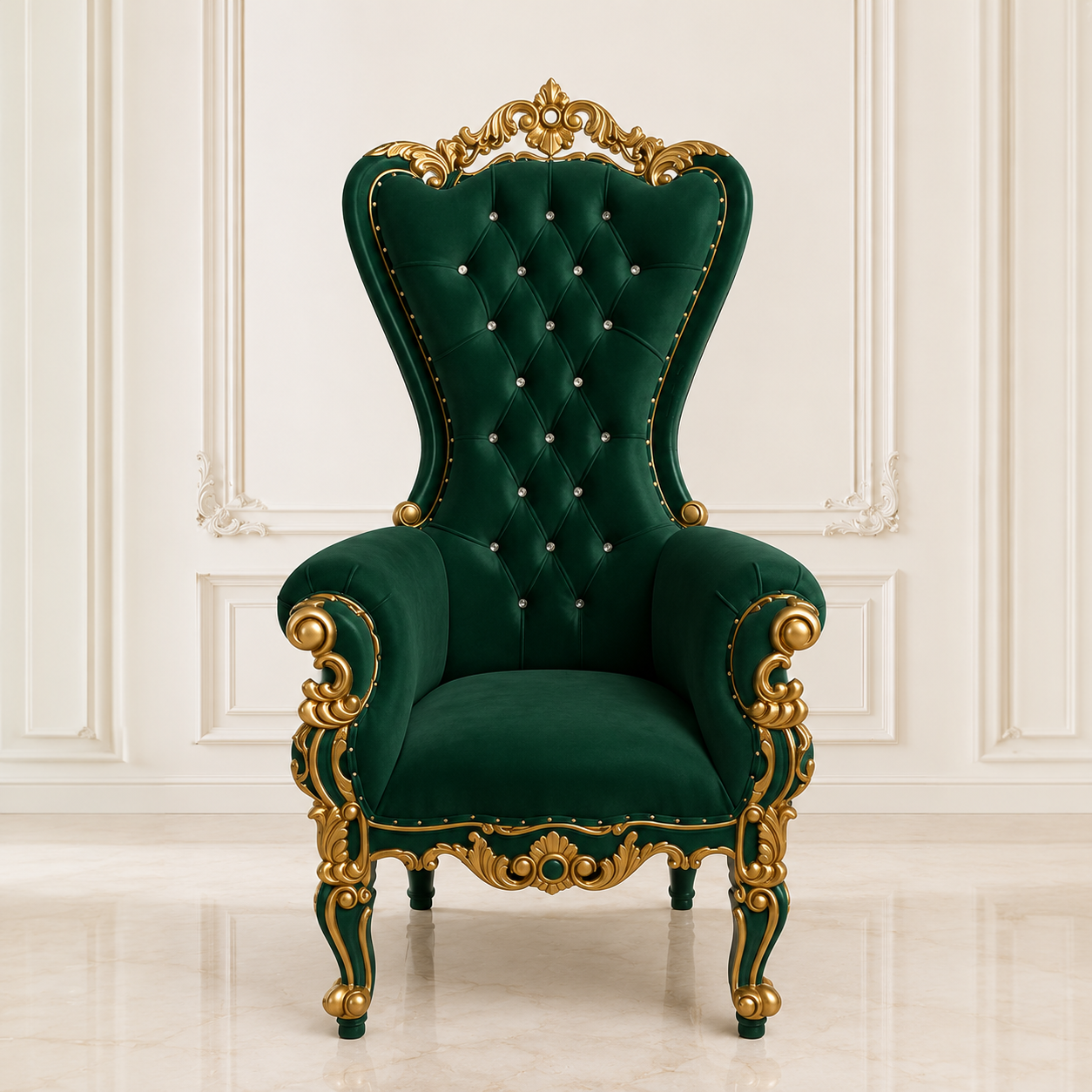 Chloe XL Legs Throne Chair