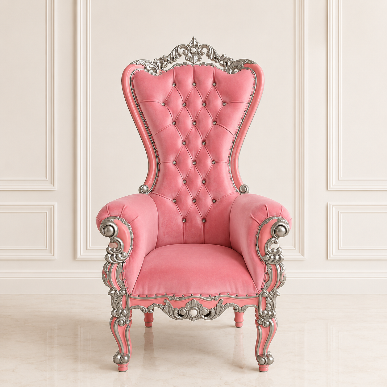Chloe XL Legs Throne Chair