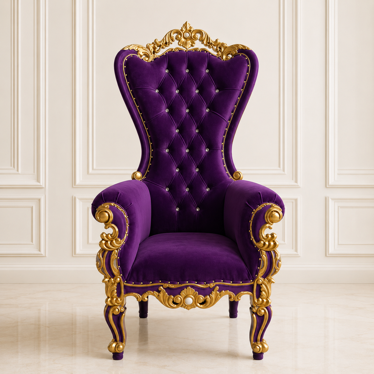 Chloe XL Legs Throne Chair