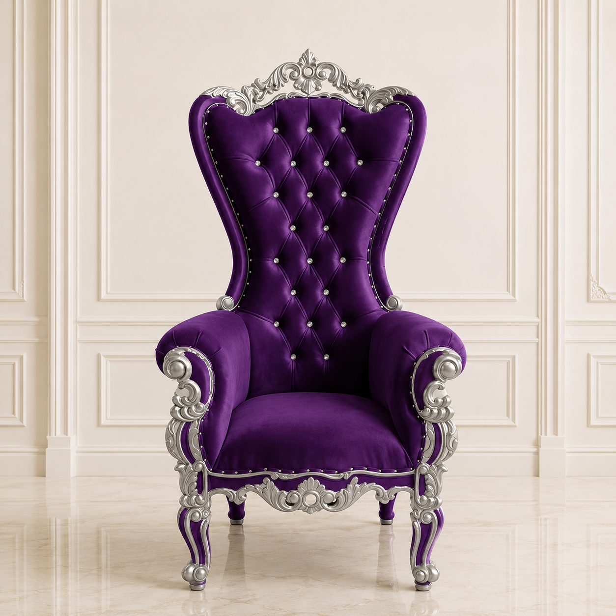Chloe XL Legs Throne Chair