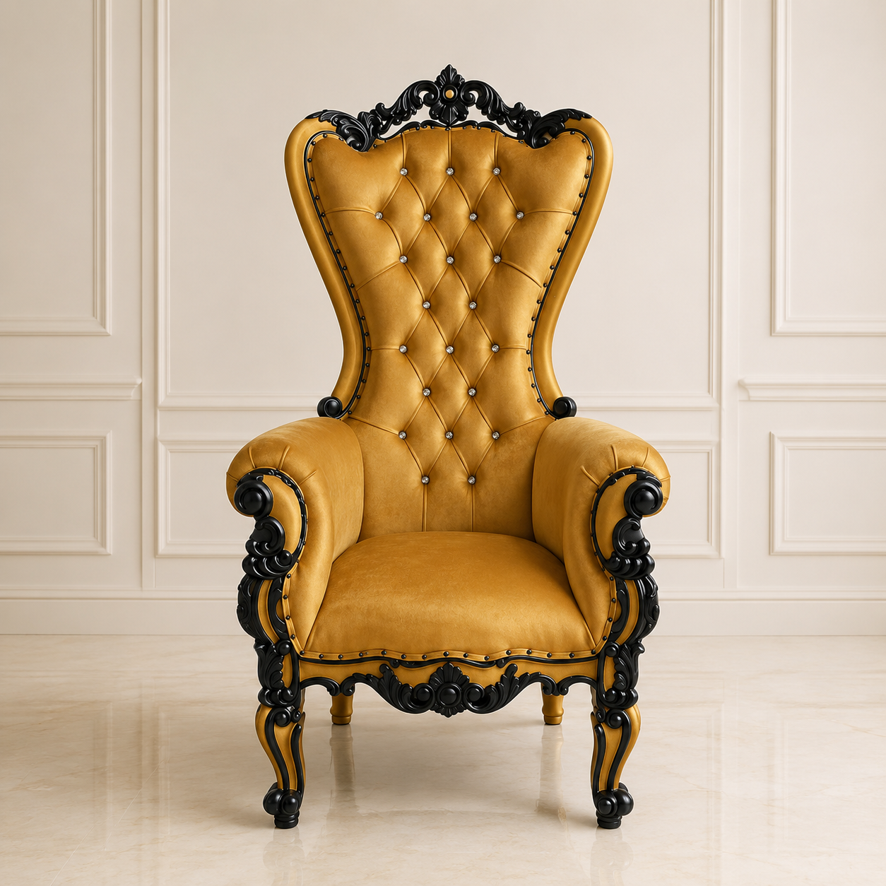 Chloe XL Legs Throne Chair