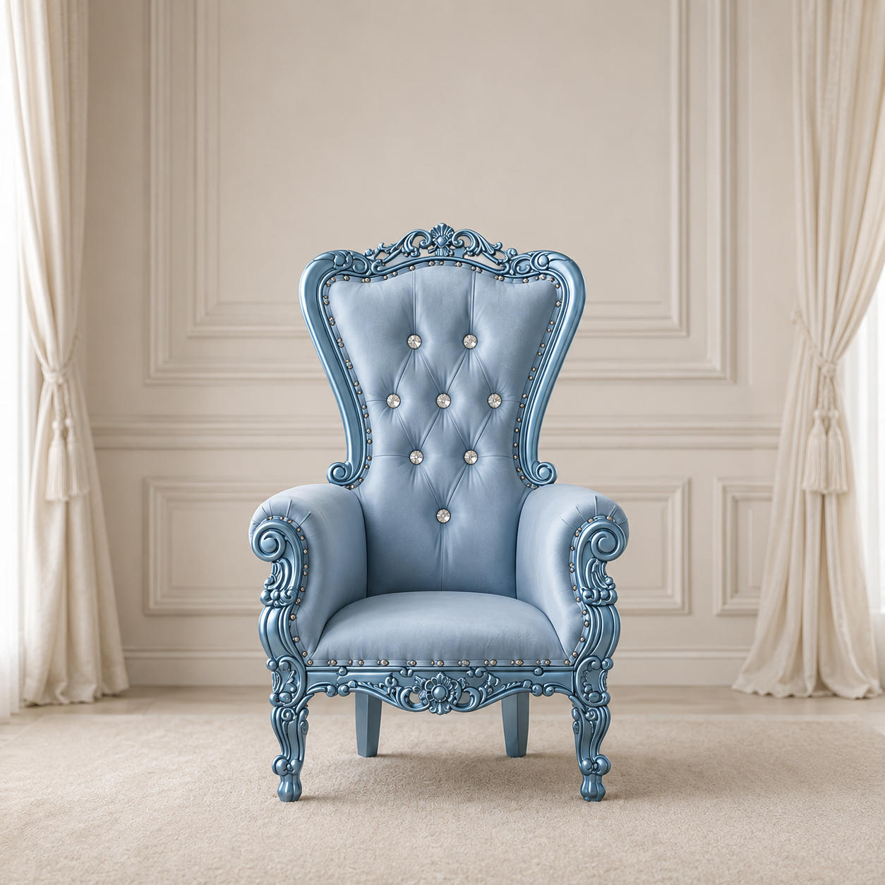 Mini Tiffany 33 Kids Throne - Velvet