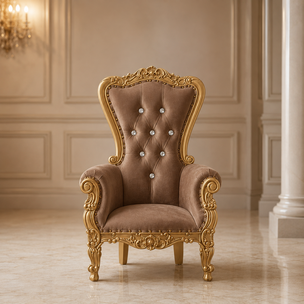 Mini Tiffany 33 Kids Throne - Velvet