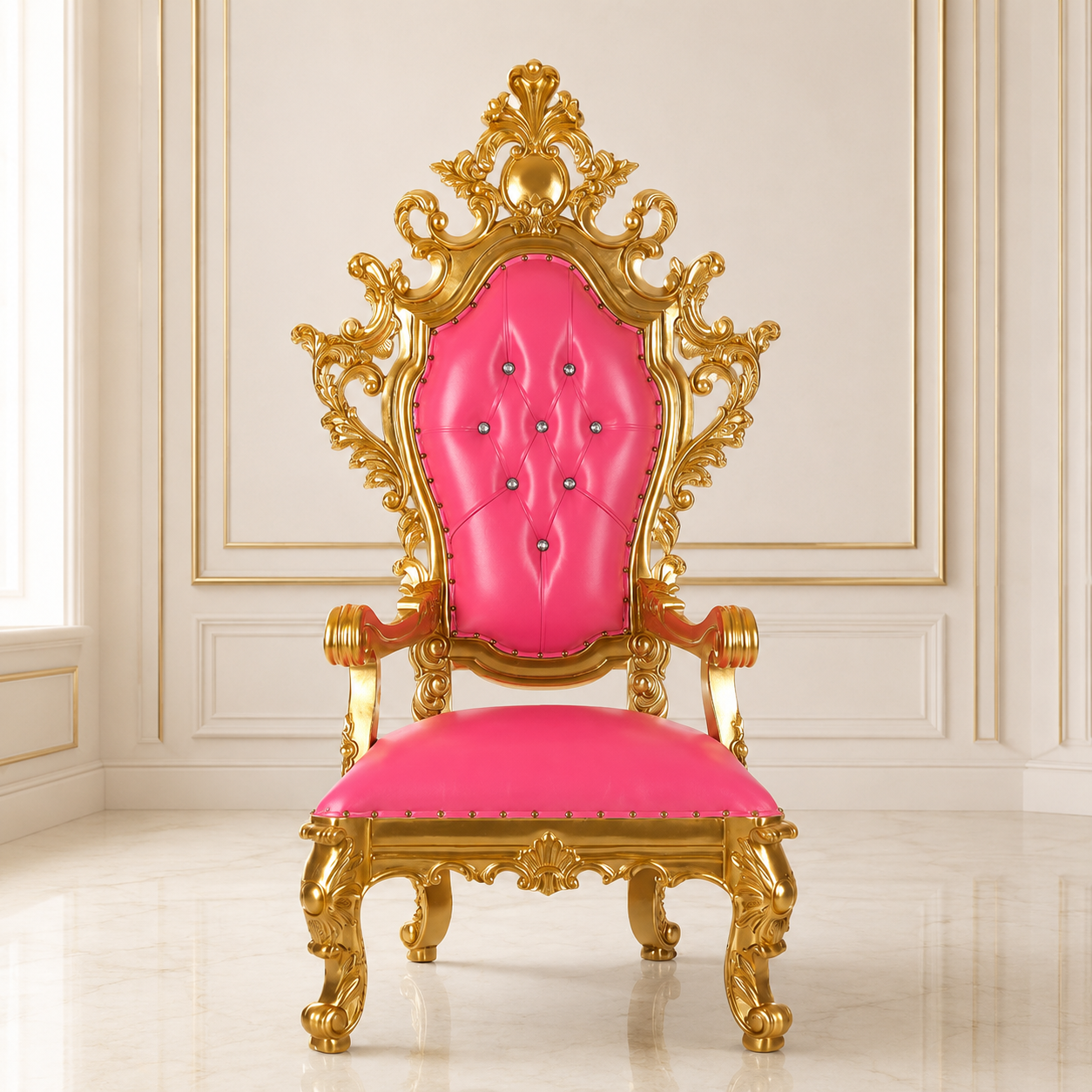 King Darius Royal Throne Chair