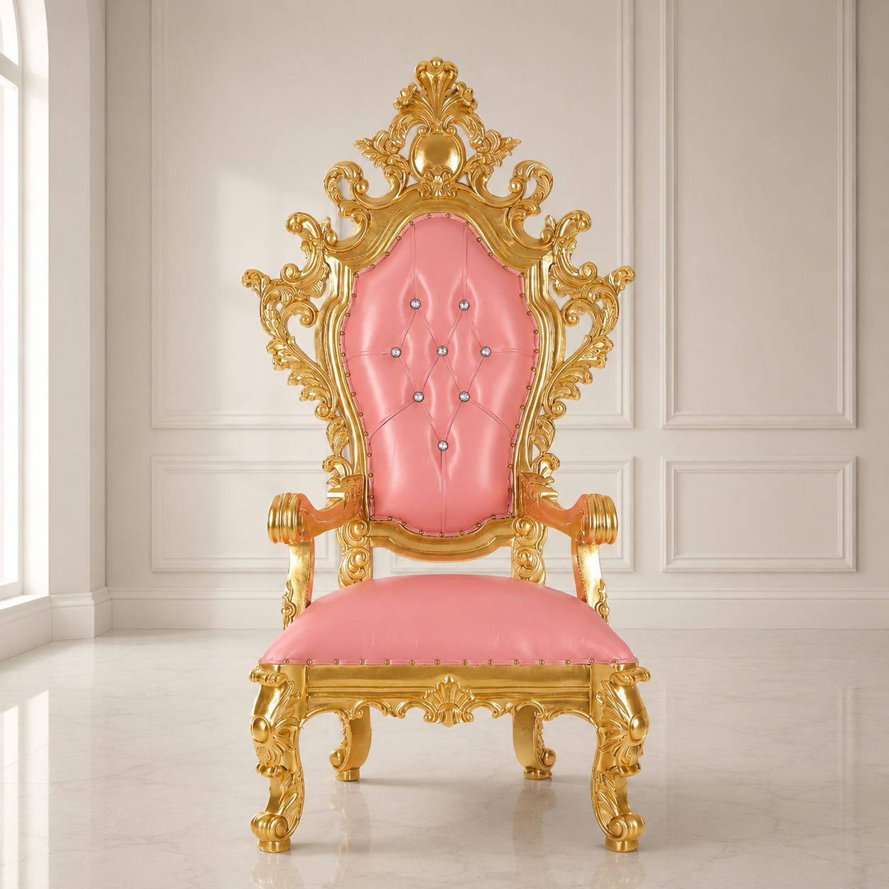 King Darius Royal Throne Chair