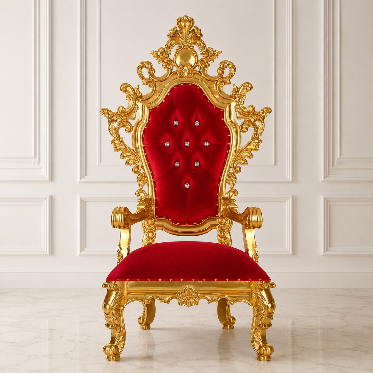 King Darius Royal Throne Chair