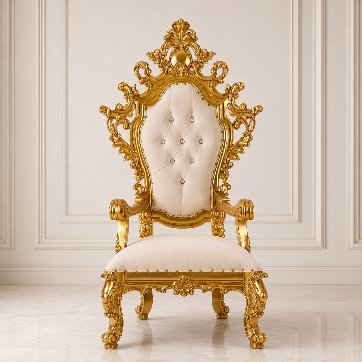 King Darius Royal Throne Chair